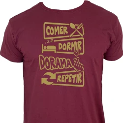 Camiseta Comer Dormir Assistir Dorama Repetir