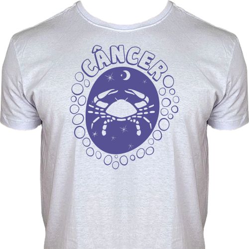 Camiseta Signo Câncer