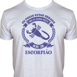 Camiseta Signo Escorpião