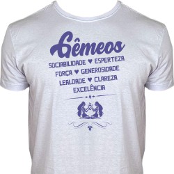 Camiseta Signo Gêmeos