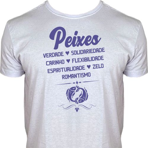 Camiseta Signo Peixes