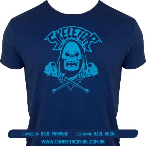 Camiseta Esqueleto He-man