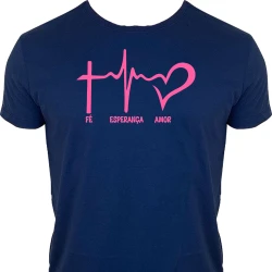 Camiseta Fé Esperança Amor