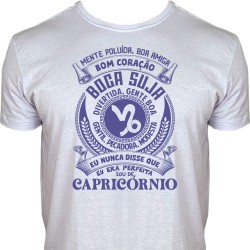 Camiseta Feminina Signo Capricórnio