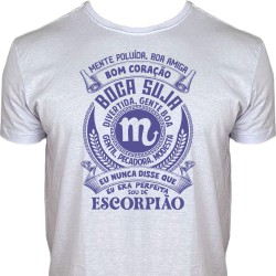 Camiseta Feminina Signo Escorpião