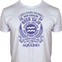 Camiseta Feminina Signo Aquário