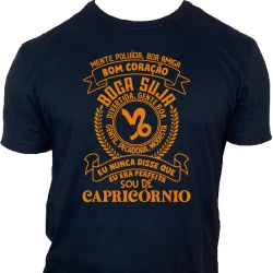 Camiseta Feminina Signo Capricórnio