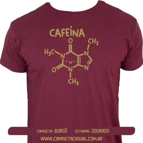 Camiseta Fórmula da Cafeína