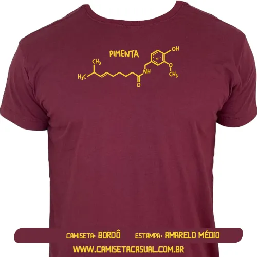 Camiseta Fórmula da Pimenta