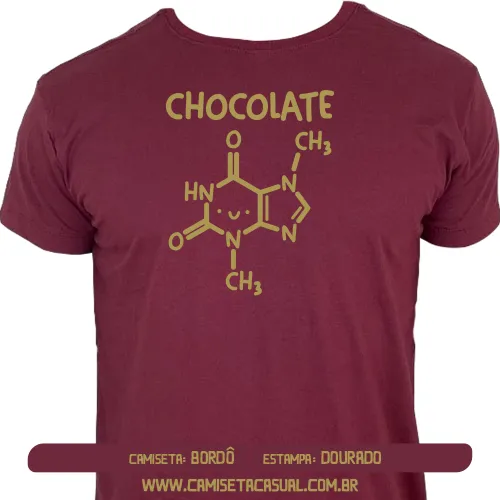 Camiseta Fórmula do Chocolate