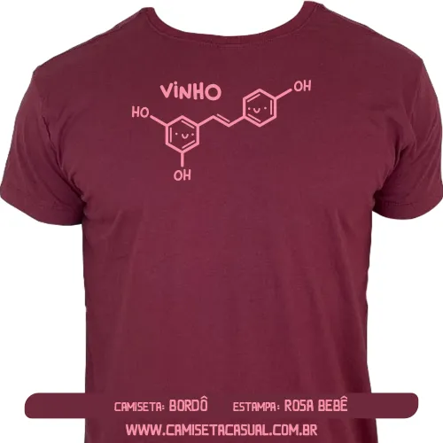 Camiseta Fórmula do Vinho