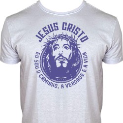 Camiseta Jesus Cristo - Eu sou o Caminho, a Verdade e a Vida