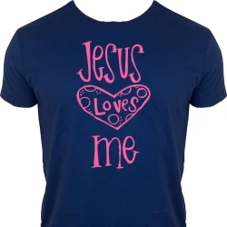 Camiseta Jesus Loves Me