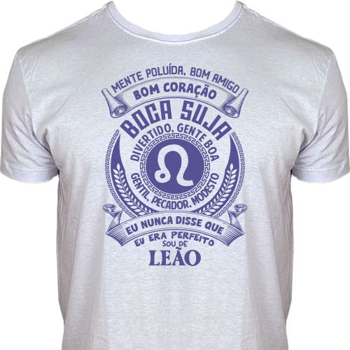 Camiseta Masculina Signo Leão