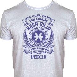 Camiseta Masculina Signo Peixes