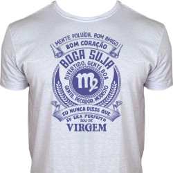 Camiseta Masculina Signo Virgem