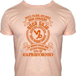 Camiseta Masculina Signo Capricórnio