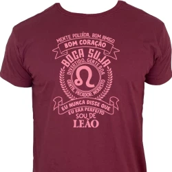 Camiseta Masculina Signo Leão