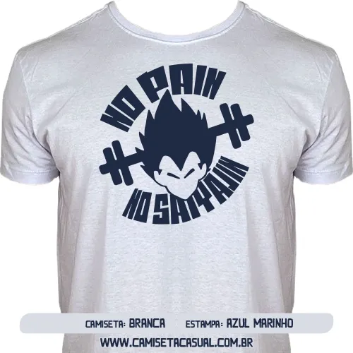 Camiseta No Pain No Super Sayajin