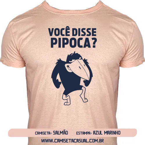 Camiseta Pica Pau Você Disse Pipoca?