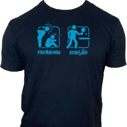 Camiseta Problemas Solução - Ping-Pong