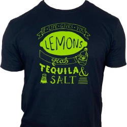 Camiseta Se a Vida te der Limões Peça Sal e Tequila