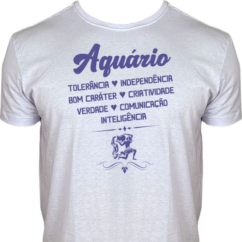 Camiseta Signo Aquário