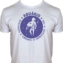 Camiseta Signo Aquário