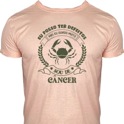 Camiseta Signo Câncer