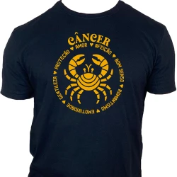 Camiseta Signo Câncer