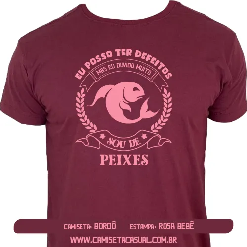 Camiseta Signo Peixes