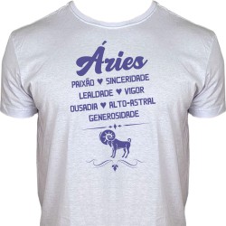 Camiseta Signo Áries