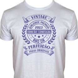 Camiseta Vintage 1923 - Ano da Perfeição