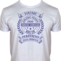 Camiseta Vintage 1926 - Ano da Perfeição