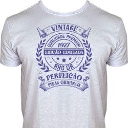 Camiseta Vintage 1927 - Ano da Perfeição