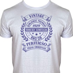 Camiseta Vintage 1929 - Ano da Perfeição