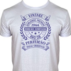 Camiseta Vintage 1944 - Ano da Perfeição