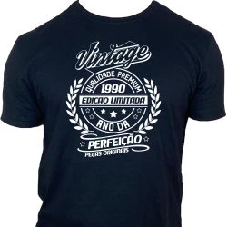 Camiseta Vintage 1990 - Ano da Perfeição