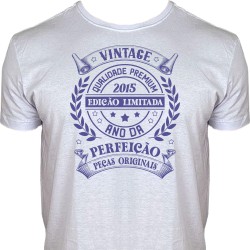 Camiseta Vintage 2015 - Ano da Perfeição