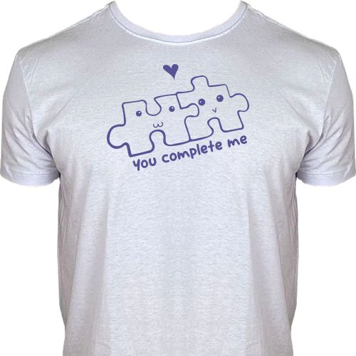 Camiseta You Complete Me - Você me Completa