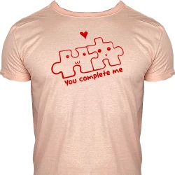 Camiseta You Complete Me - Você me Completa